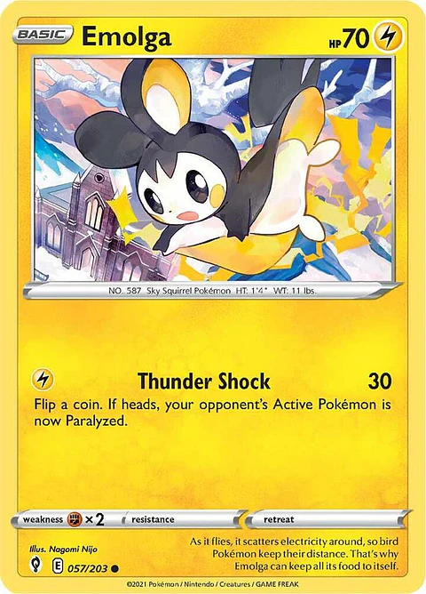 Emolga - 057/203 - Common - EVS