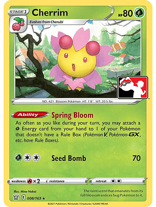 Cherrim - 008/163 - Rare - BST