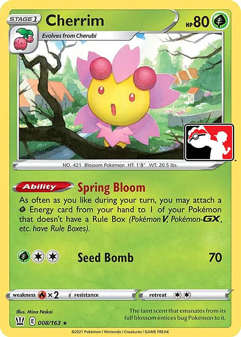 Cherrim - 008/163 - Rare - BST