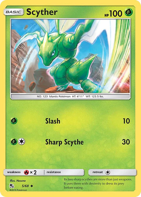 Scyther - 5/68 - Uncommon - HIF