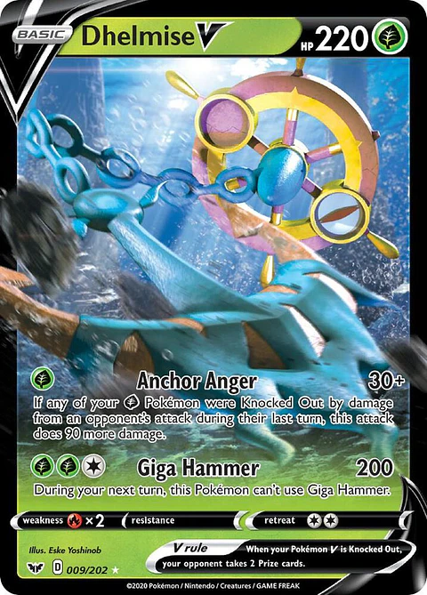 Dhelmise V - 009/202 - Ultra Rare - SSH