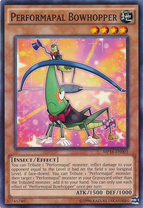 Performapal Bowhopper - MP16-EN003 - Common 