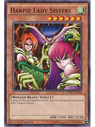 Harpie Lady Sister - DPBC-EN038 - Common