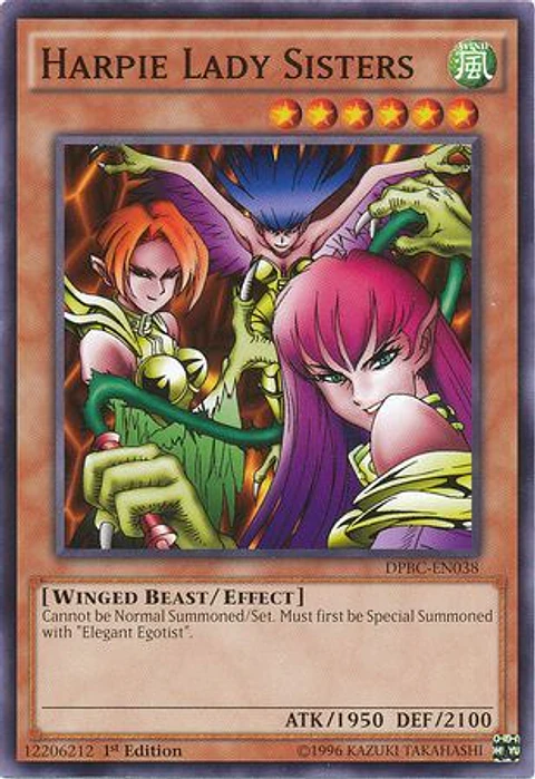 Harpie Lady Sister - DPBC-EN038 - Common