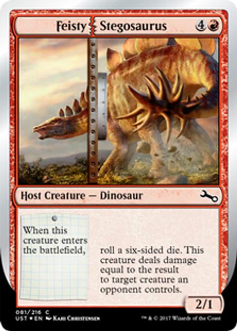 Feisty Stegosaurus - UST - C 