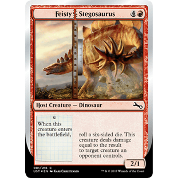 Feisty Stegosaurus - UST - C 