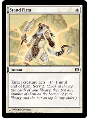 Stand Firm - HVM - C 