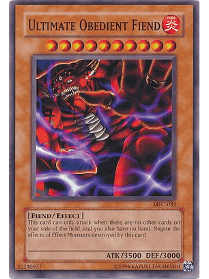 Ultimate Obedient Fiend - MFC-082 - Common