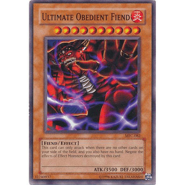 Ultimate Obedient Fiend - MFC-082 - Common