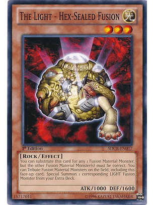 The Light - Hex-Sealed Fusion - SDCR-EN017 - Common