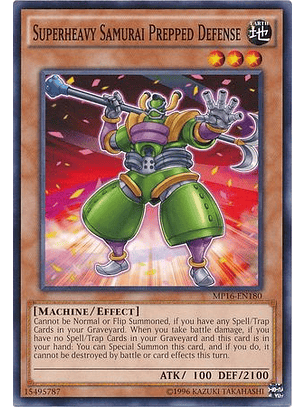 Superheavy Samurai Prepped Defense - MP16-EN180 - Common