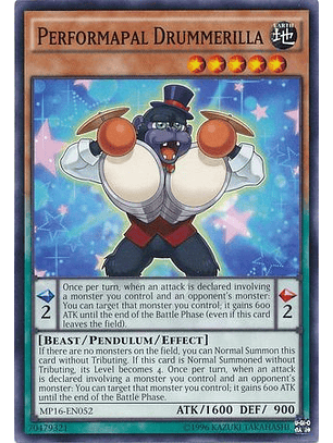 Performapal Drummerilla - MP16-EN052 - Common