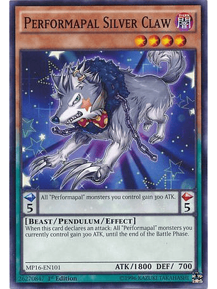 Performapal Silver Claw - MP16-EN101 - Common
