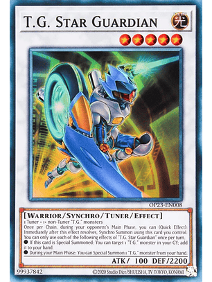 T.G. Star Guardian - OP23-EN008 - Super Rare 