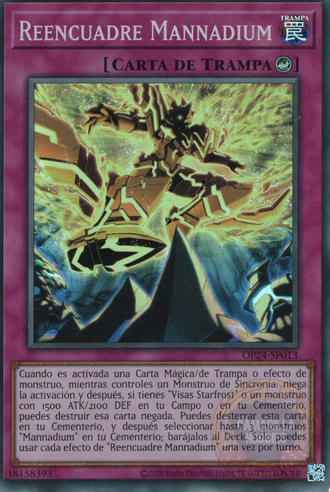 Mannadium Reframing - OP24-EN013 - Super Rare 