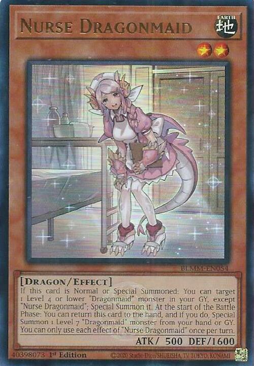 Nurse Dragonmaid - BLMM-EN054 - Ultra Rare  1