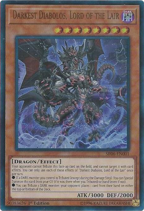 Darkest Diabolos, Lord of the Lair - SR06-EN001 - Ultra Rare  1
