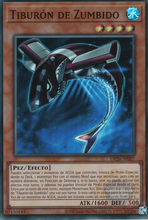 Buzzsaw Shark - OP26-EN007 - Super Rare 