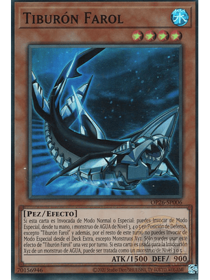 Lantern Shark - OP26-EN006 - Super Rare 