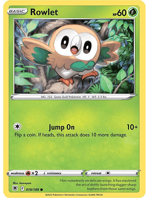 Rowlet - 019/189 - Common - ASR