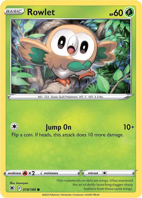Rowlet - 019/189 - Common - ASR