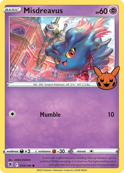 Misdreavus - 058/189 - Common - ASR