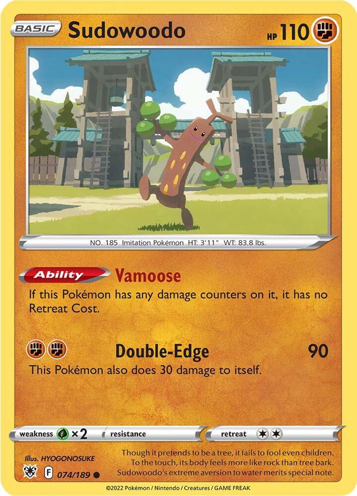 Sudowoodo - 074/189 -  Common - ASR  - ( jugada) 1