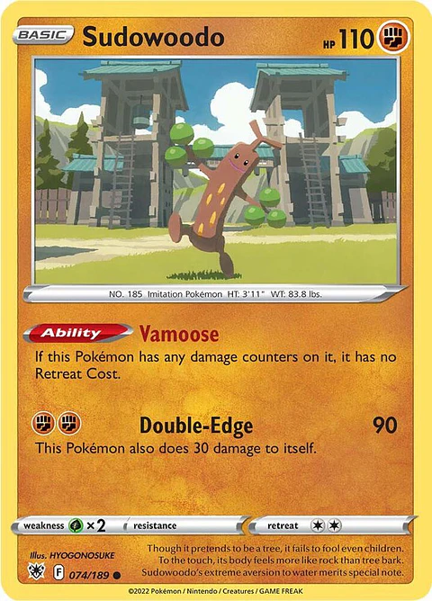 Sudowoodo - 074/189 -  Common - ASR  - ( jugada)