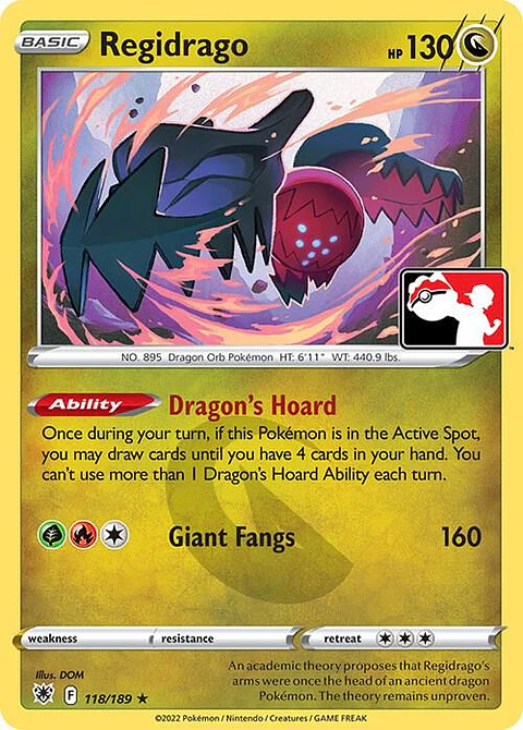 Regidrago - 118/189 - Rare - ASR