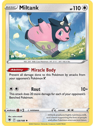 Miltank - 126/189 - Rare - ASR