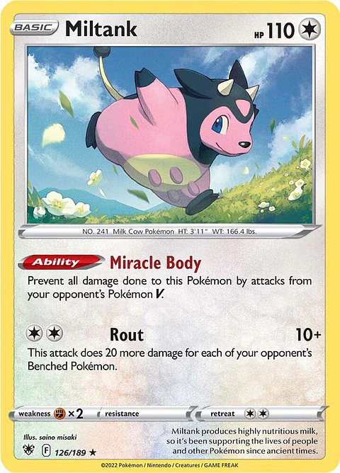 Miltank - 126/189 - Rare - ASR