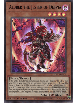 Aluber the Jester of Despia - CH01-EN003 - Ultra Rara