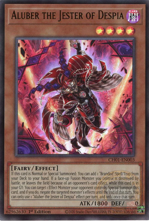 Aluber the Jester of Despia - CH01-EN003 - Ultra Rara
