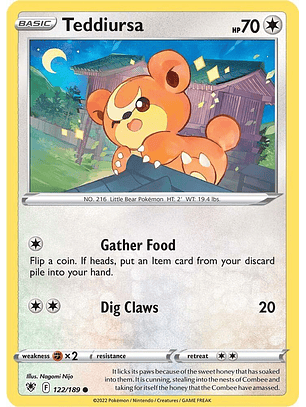 Teddiursa - 123/189 - Common - ASR