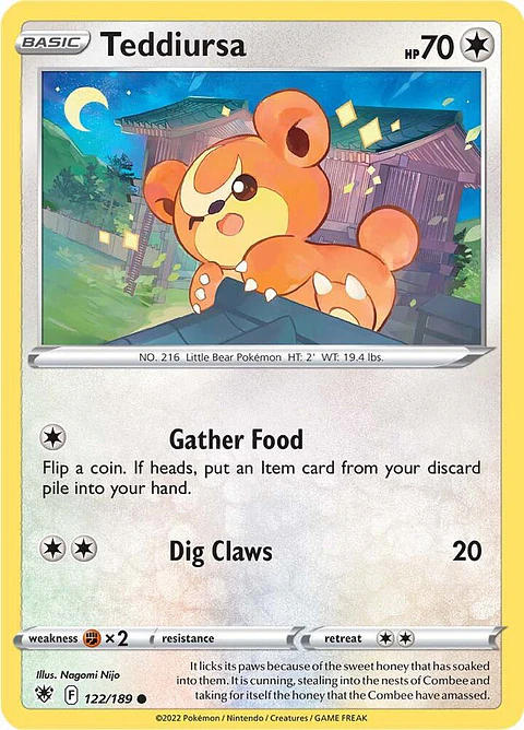 Teddiursa - 123/189 - Common - ASR