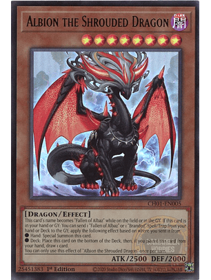 Albion the Shrouded Dragon - CH01-EN005 - Ultra Rare 