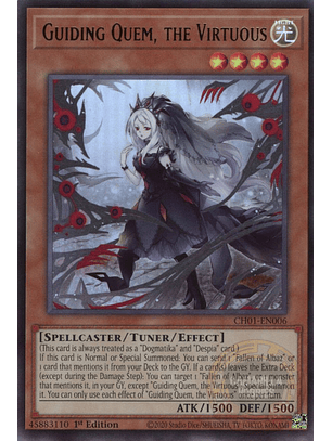 Guiding Quem, the Virtuous - CH01-EN006 - Ultra Rare 