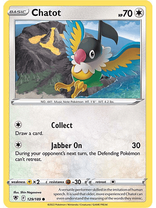 Chatot - 129/189 - Common - ASR