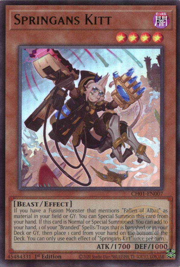 Springans Kitt - CH01-EN007 - Ultra Rare  1