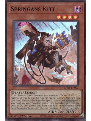 Springans Kitt - CH01-EN007 - Ultra Rare 