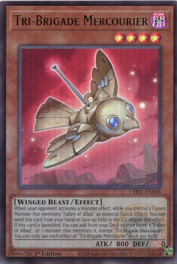 Tri-Brigade Mercourier - CH01-EN008 - Ultra Rare  1