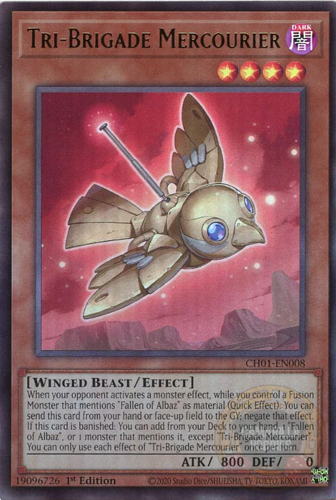 Tri-Brigade Mercourier - CH01-EN008 - Ultra Rare 