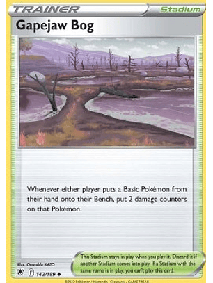 Gapejaw Bog - 142/189 - Uncommon - ASR