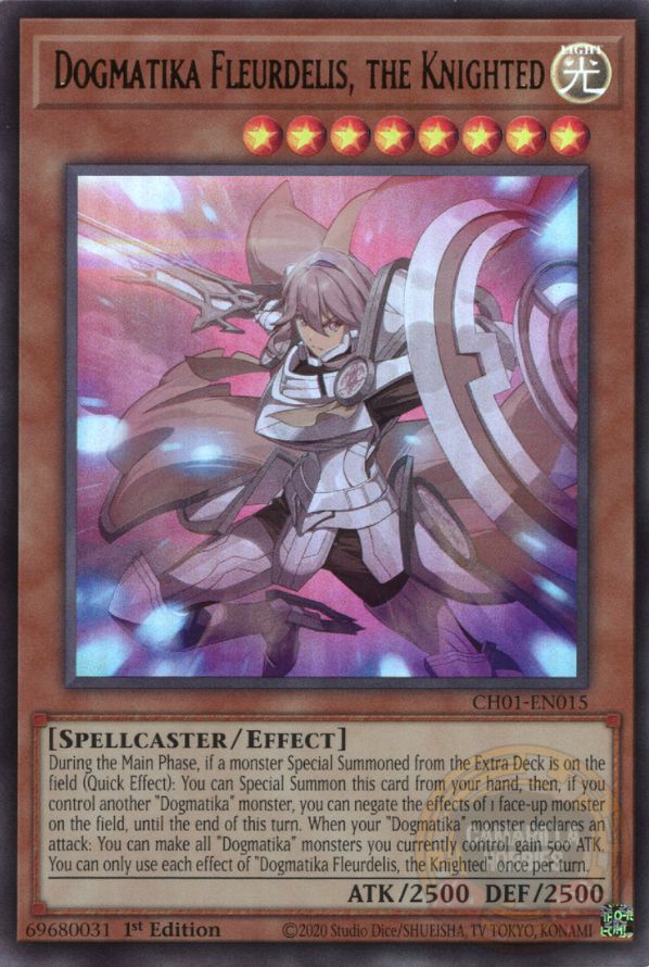 Dogmatika Fleurdelis, the Knighted - CH01-EN015 - Ultra Rare  1