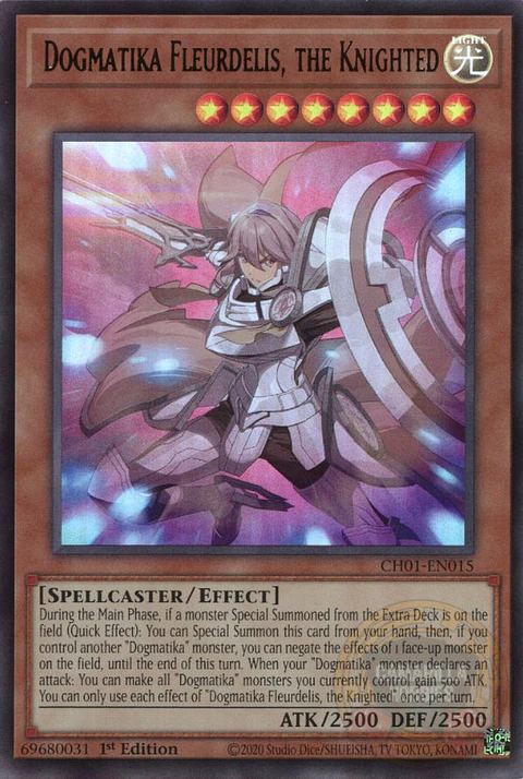 Dogmatika Fleurdelis, the Knighted - CH01-EN015 - Ultra Rare 
