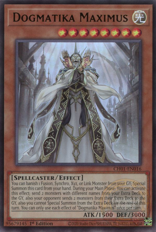 Dogmatika Maximus - CH01-EN016 - Ultra Rare  1