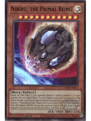 Nibiru, the Primal Being - CH01-EN017 - Ultra Rare 