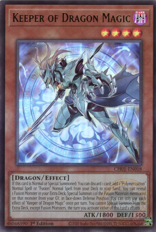 Keeper of Dragon Magic - CH01-EN018 - Ultra Rare  1