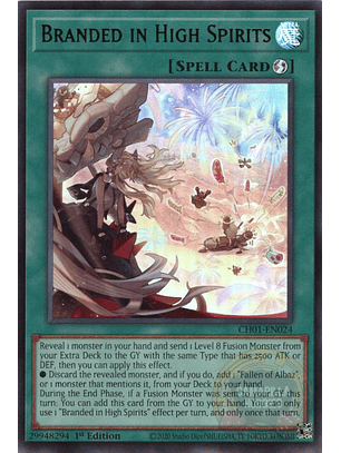 Branded in High Spirits - CH01-EN024 - Ultra Rare 