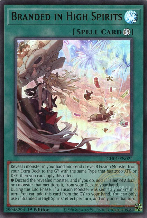 Branded in High Spirits - CH01-EN024 - Ultra Rare 